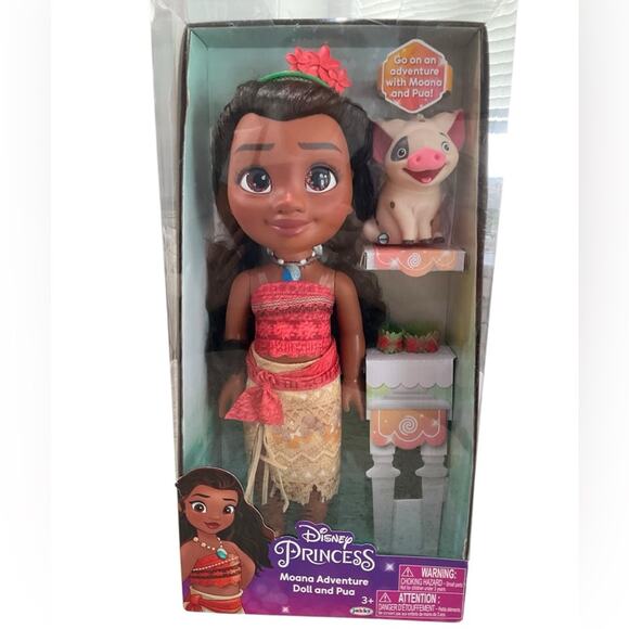 Moana Adventure Doll with Pua Disney Princess NEW NIB - Picture 1 of 12